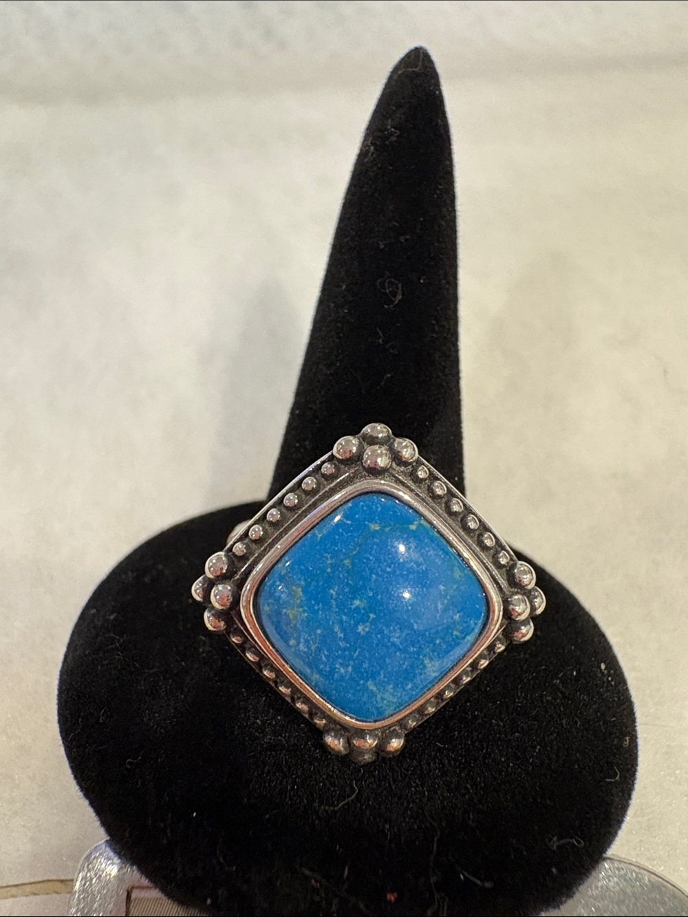 American West Denim Lapis Ring